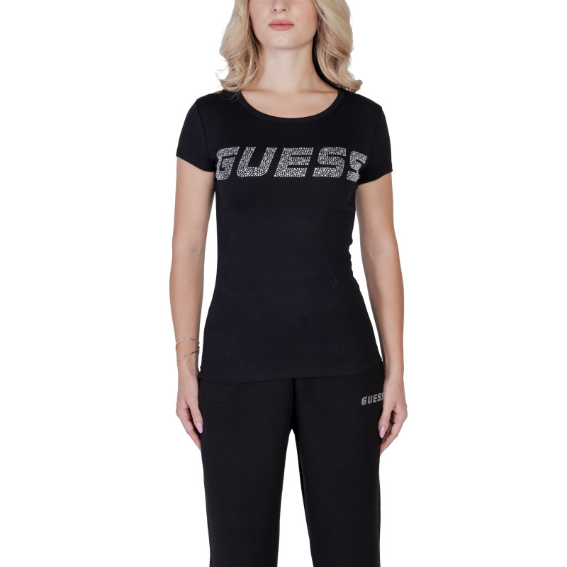 Guess Marškinėliai V4BI16 KCIV1 Black