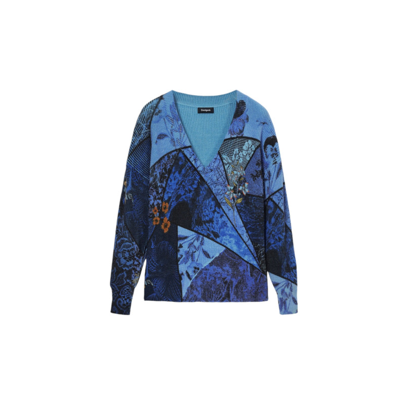Desigual Megztinis 24WWJF76 Purple