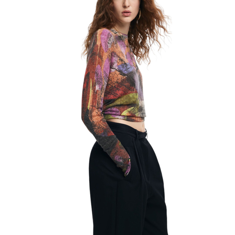 Desigual Megztinis 24WWJF75 Orange