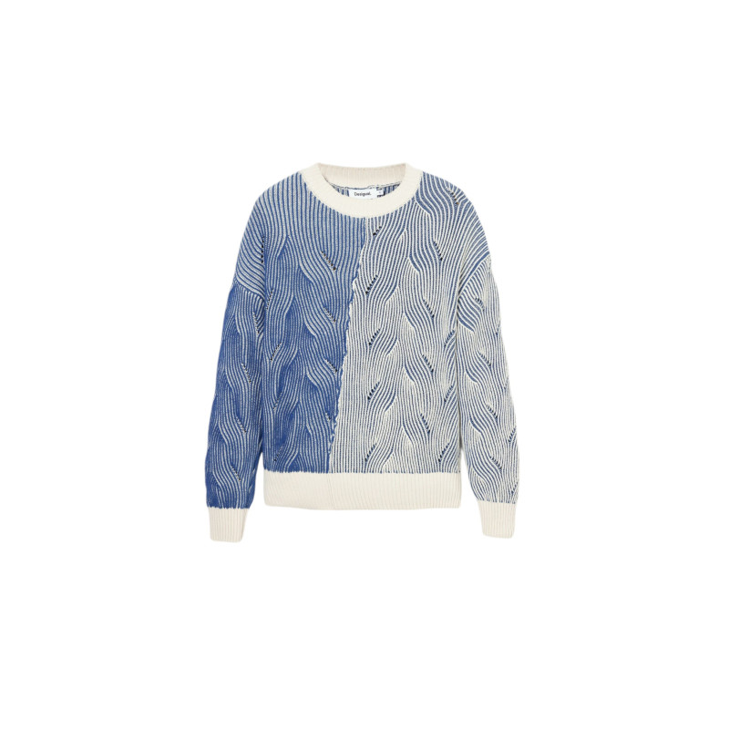Desigual Megztinis 24WWJF10 Light Blue