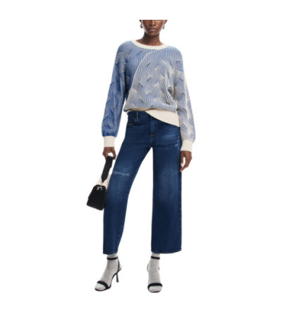 Desigual Megztinis 24WWJF10 Light Blue