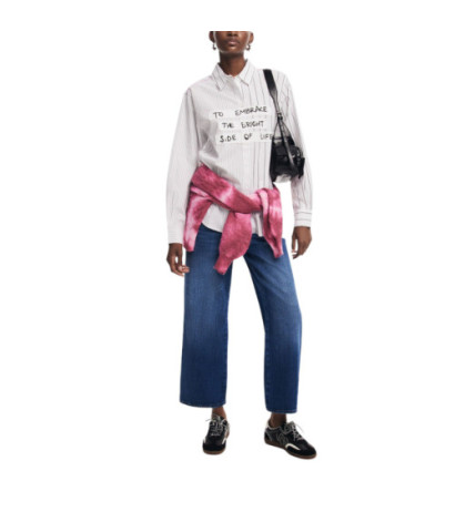 Desigual Moteriški Marškiniai 24WWCW19 White