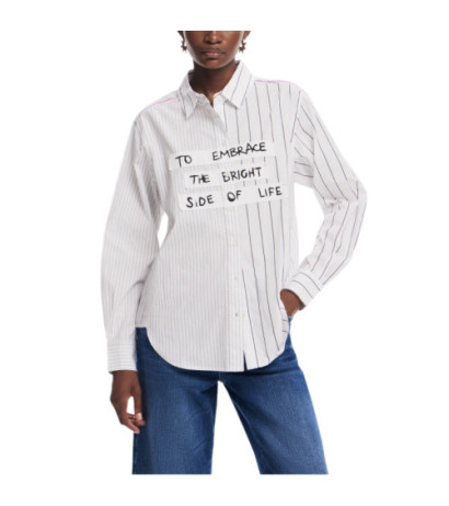 Desigual Moteriški Marškiniai 24WWCW19 White