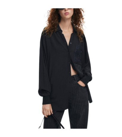 Desigual Moteriški Marškiniai 24WWCW07 Black