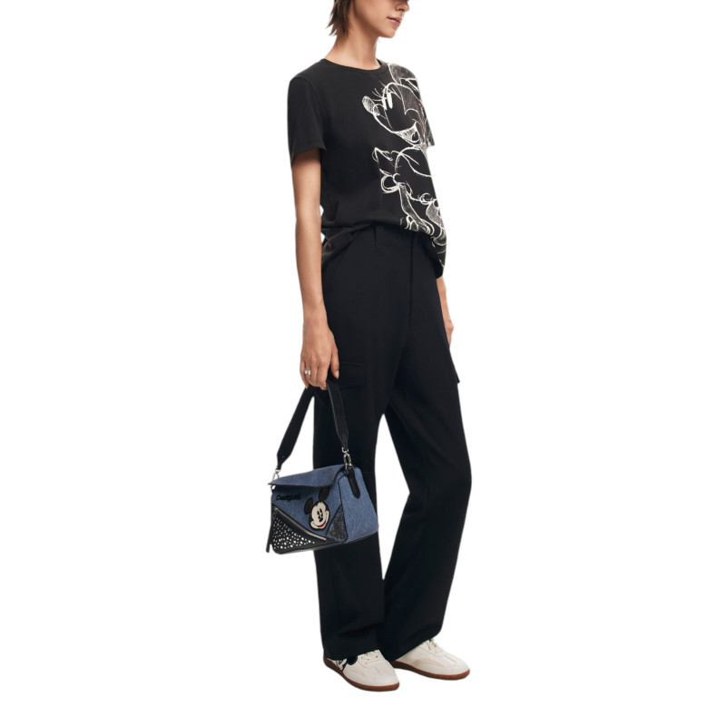 Desigual Marškinėliai 24WWTKA1 Grey