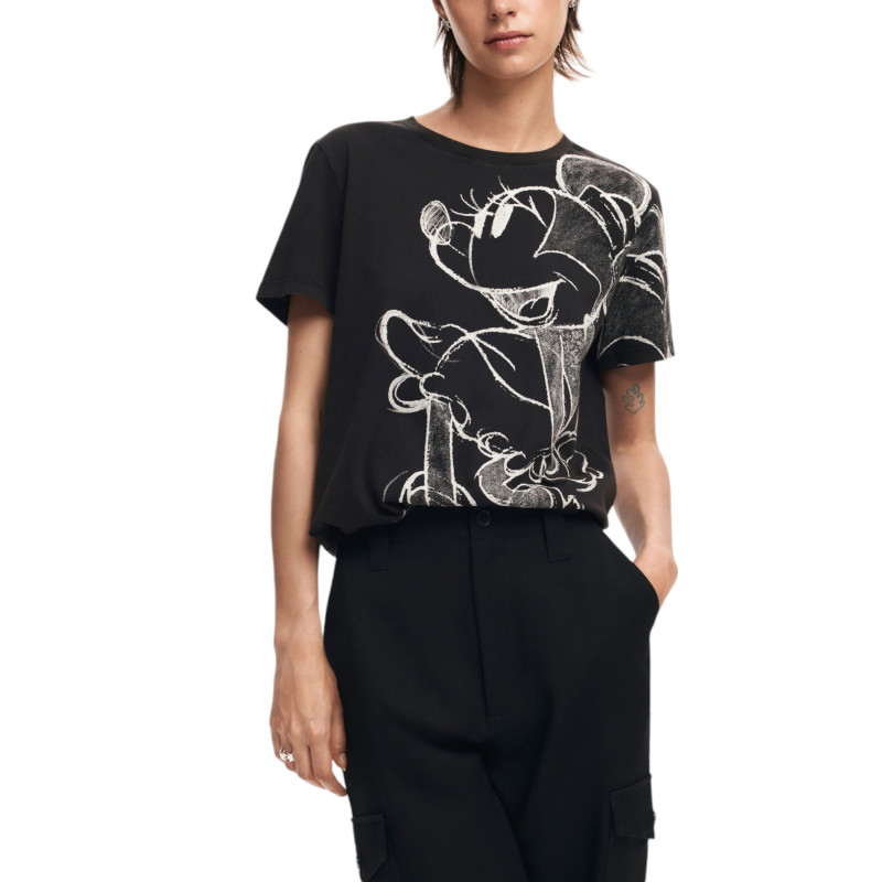 Desigual Marškinėliai 24WWTKA1 Grey