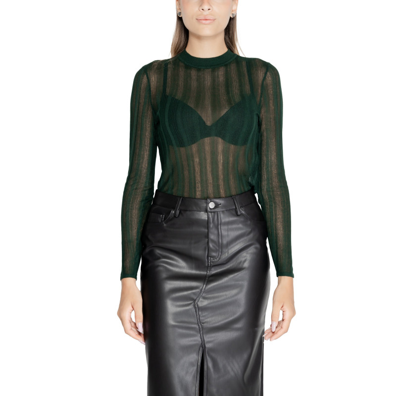 Vila Clothes Megztinis 14099463 Green