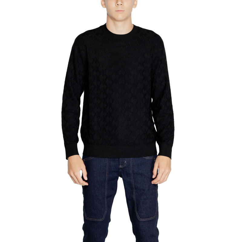 Armani Exchange Megztinis 6DZM6K ZM4DZ Black