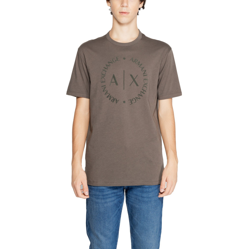Armani Exchange Marškinėliai 8NZTCD Z8H4Z Brown