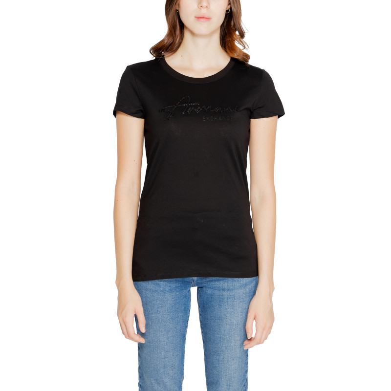 Armani Exchange Marškinėliai 6DYT51 YJG3Z Black