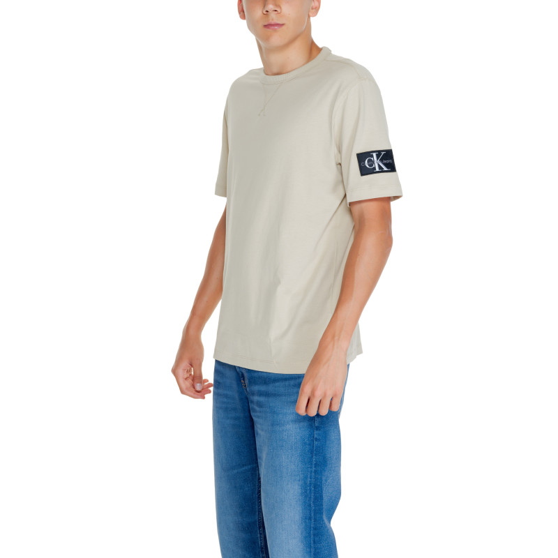 Calvin Klein Jeans Marškinėliai J30J323484 Beige
