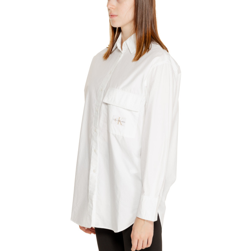 Calvin Klein Jeans Moteriški Marškiniai J20J223867 White
