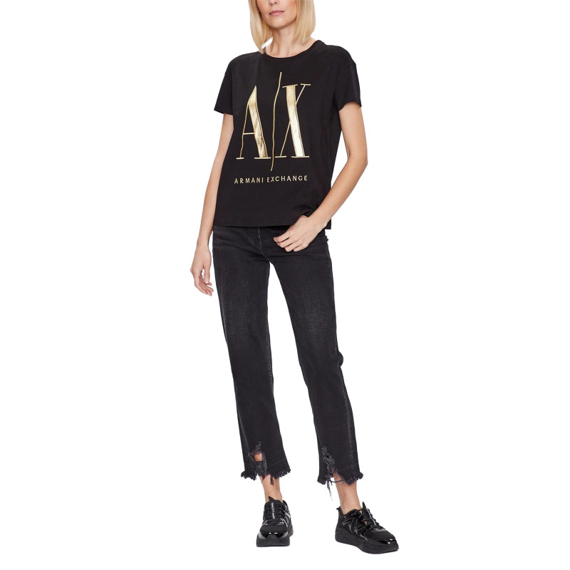 Armani Exchange Marškinėliai 8NYTMX YJG3Z Black