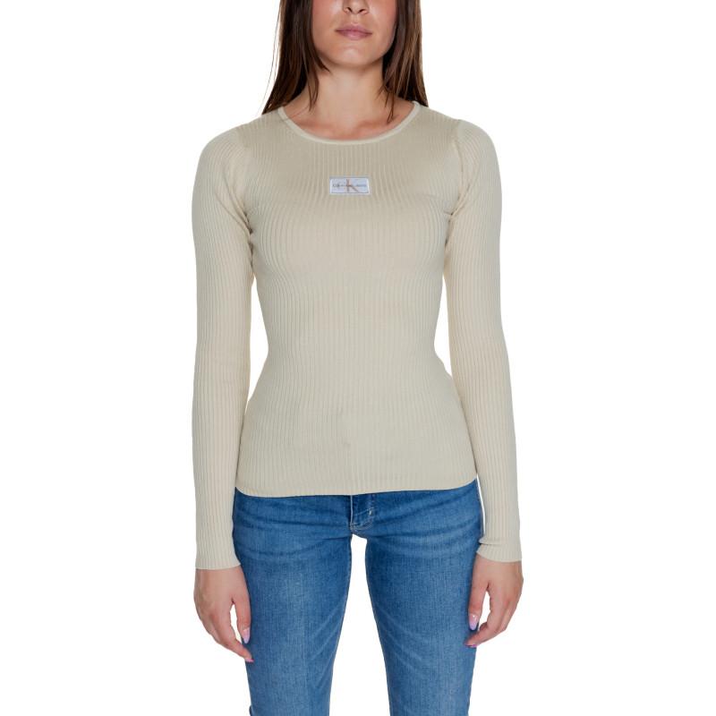 Calvin Klein Jeans Megztinis J20J223611 Beige