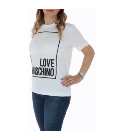 Love Moschino Marškinėliai W4H0622M3876 White