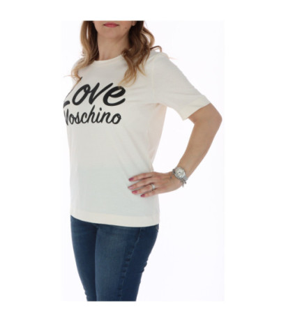 Love Moschino Marškinėliai W4F153VM4405 White