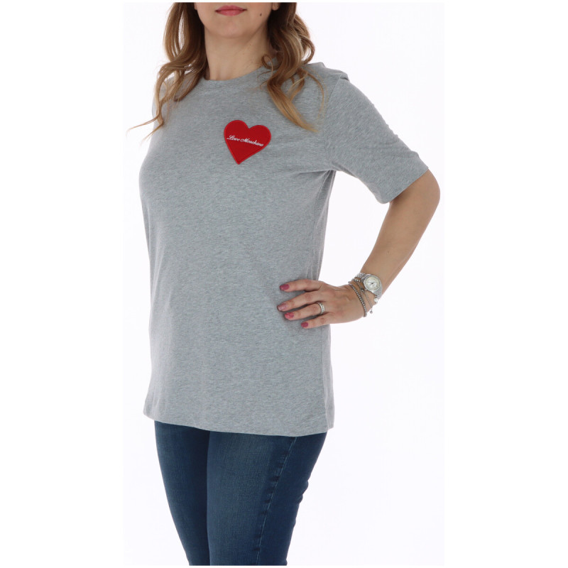 Love Moschino Marškinėliai W4F1583M3876 Grey