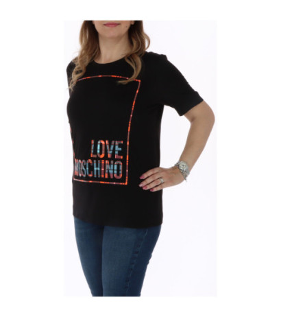 Love Moschino Marškinėliai W4F153ZM3876 Black