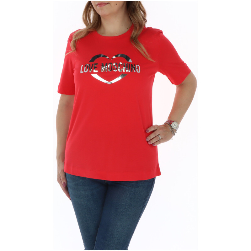 Love Moschino Marškinėliai W4F153NM3876 Red