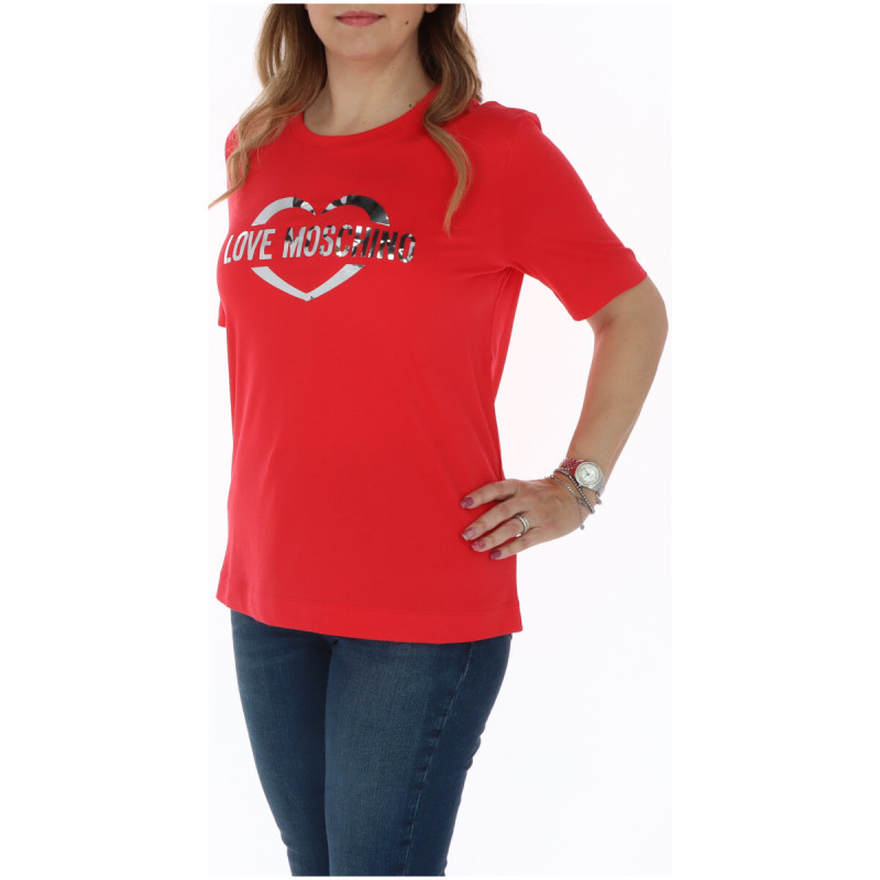 Love Moschino Marškinėliai W4F153NM3876 Red