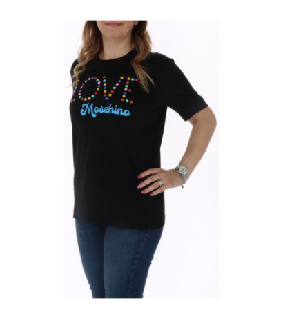 Love Moschino Marškinėliai W4H0625M3876 Black