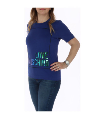 Love Moschino Marškinėliai W4F153IM3876 Blue