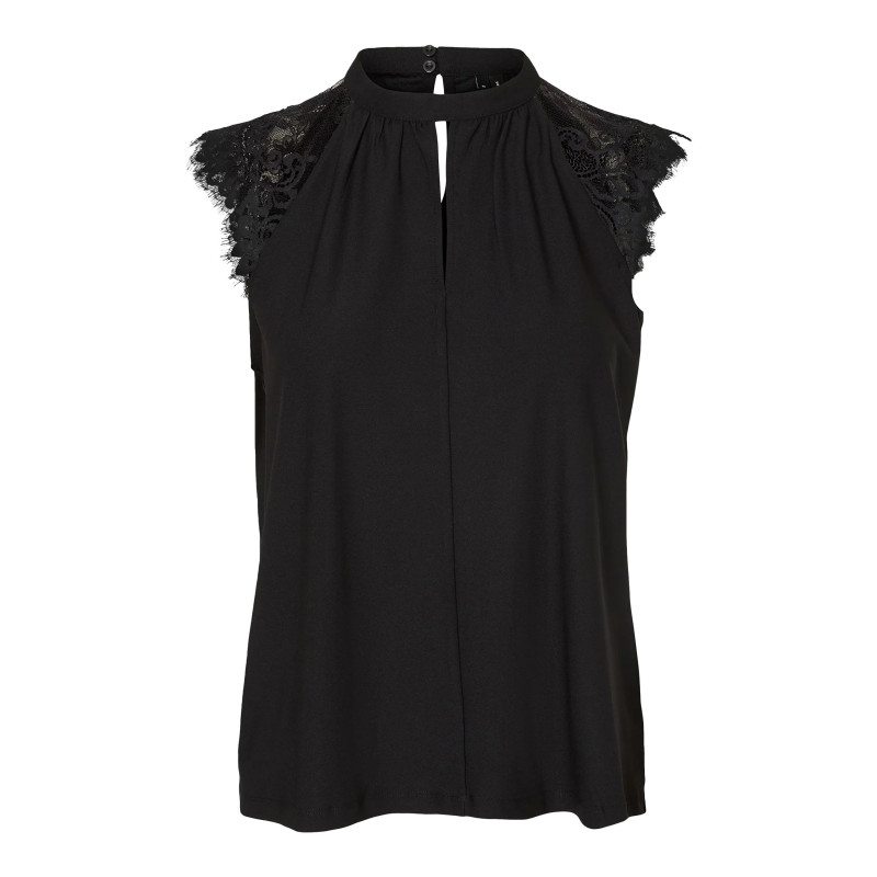Vero Moda Marškinėliai 10226072 Black