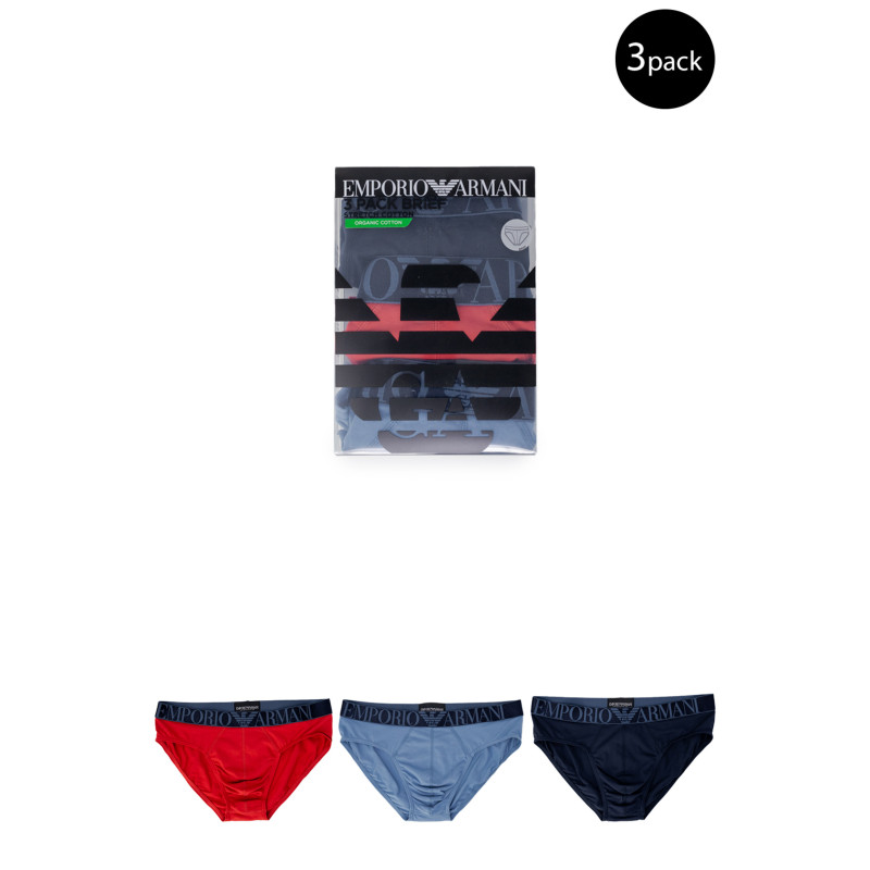 Emporio Armani Underwear Apatiniai 111734 4R726 Blue