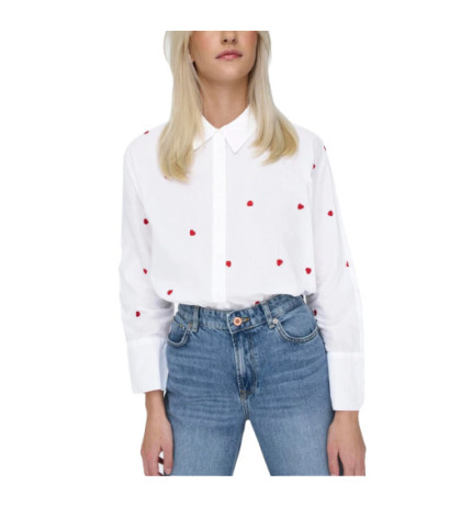 Only Moteriški Marškiniai 15283743 White