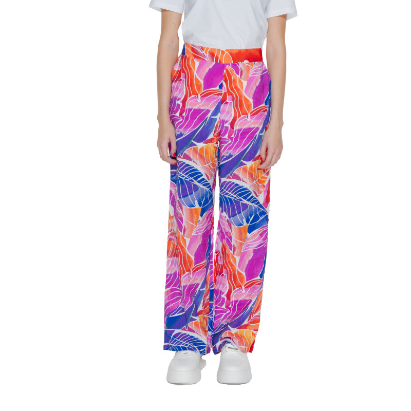 Vila Clothes Kelnės  14095809 Pink