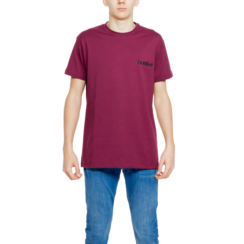 Hydra Clothing Marškinėliai Hydra X The Bomber Logo Bordeaux