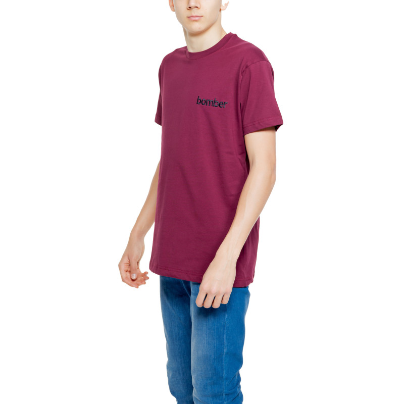 Hydra Clothing Marškinėliai Hydra X The Bomber Logo Bordeaux