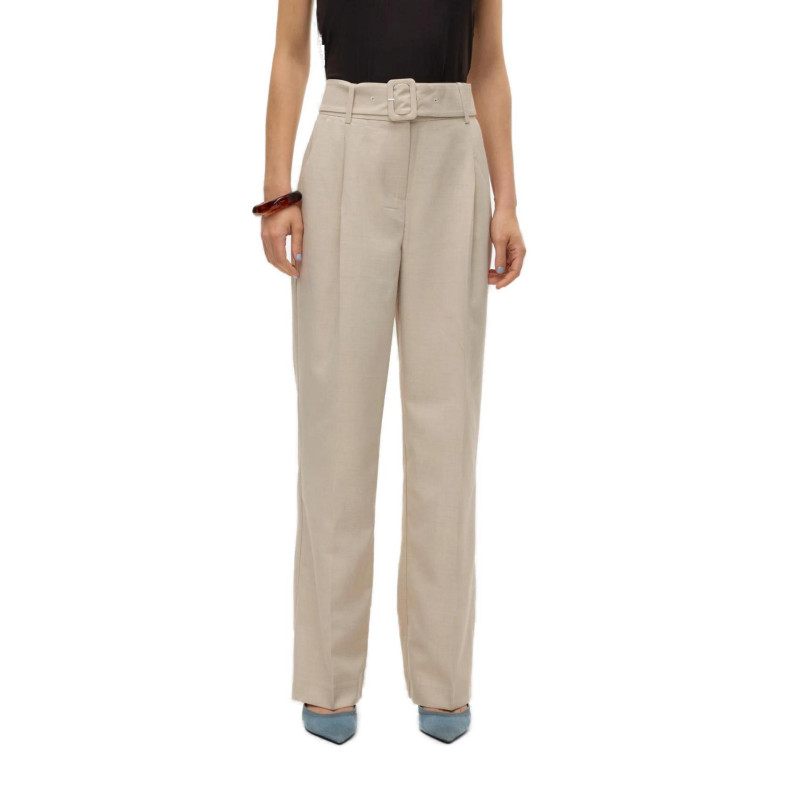 Vero Moda Kelnės  10304626 Beige