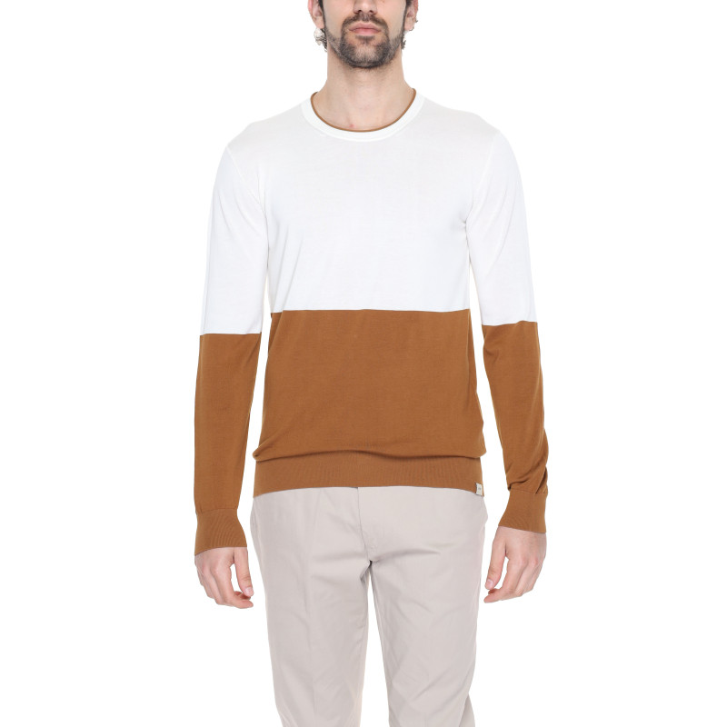 Liu Jo Megztinis M124P202LONGSTRIPE White