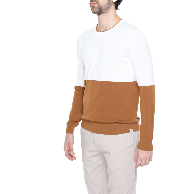 Liu Jo Megztinis M124P202LONGSTRIPE White