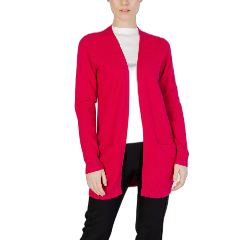 Vila Clothes Megztinis 14044041 Fuchsia