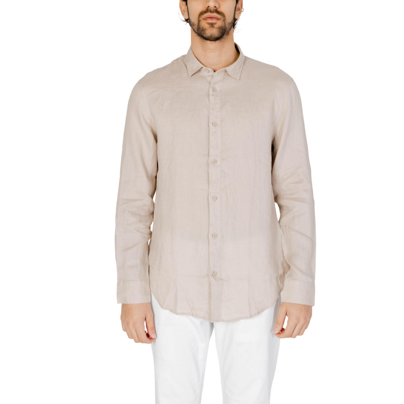 Armani Exchange Marškiniai 8NZC50 ZNCFZ Beige