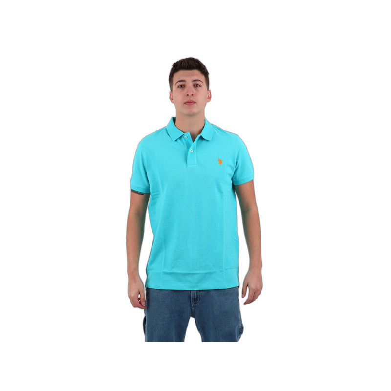 U s  Polo Assn  Polo Marškinėliai 67355 41029 Light Blue