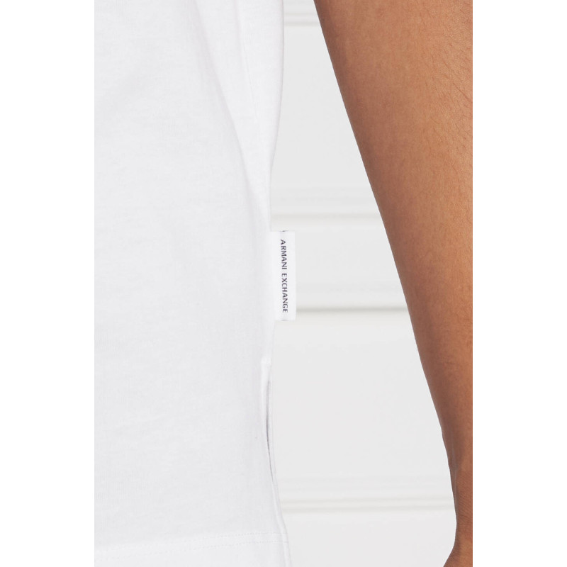 Armani Exchange Polo Marškinėliai 6RZFAL ZJ9TZ White