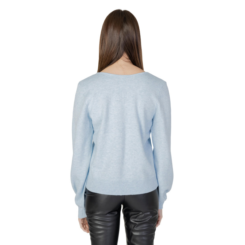 Vila Clothes Megztinis 14084174 Light Blue