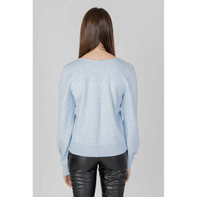 Vila Clothes Megztinis 14084174 Light Blue