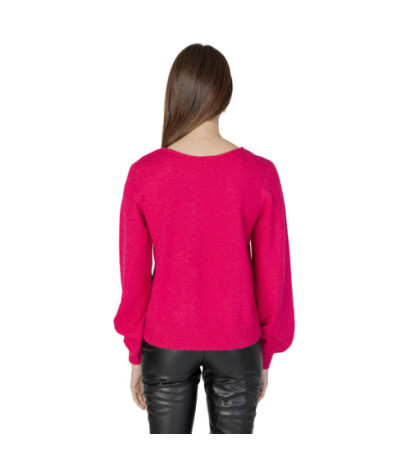 Vila Clothes Megztinis 14084174 Fuchsia