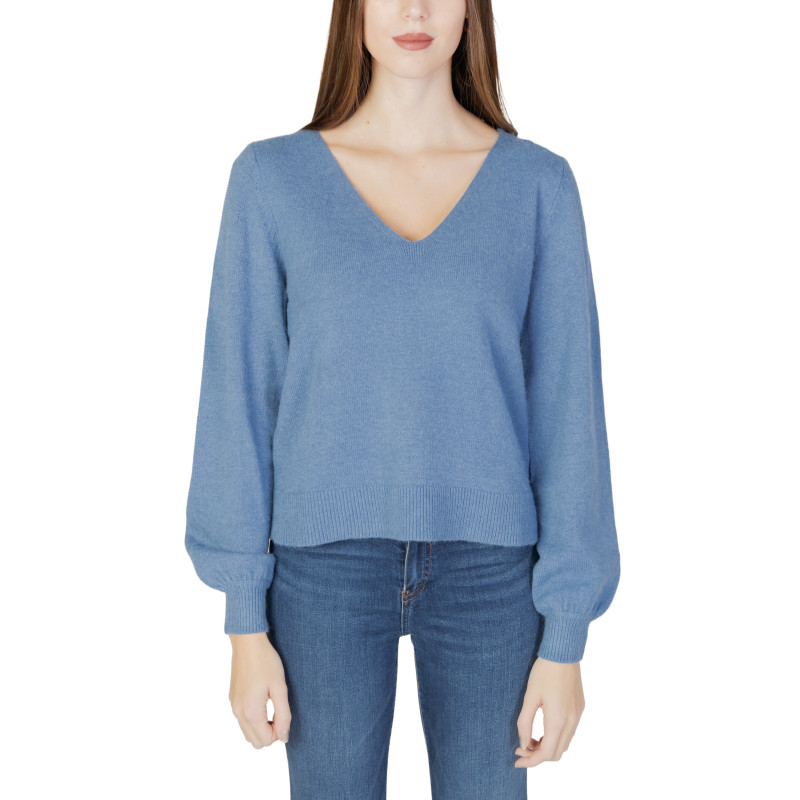 Vila Clothes Megztinis 14084174 Blue