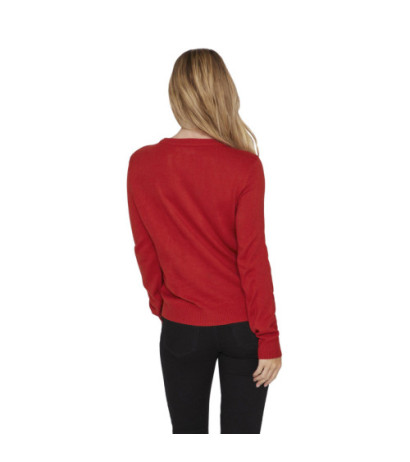 Vila Clothes Megztinis 14081817 Red