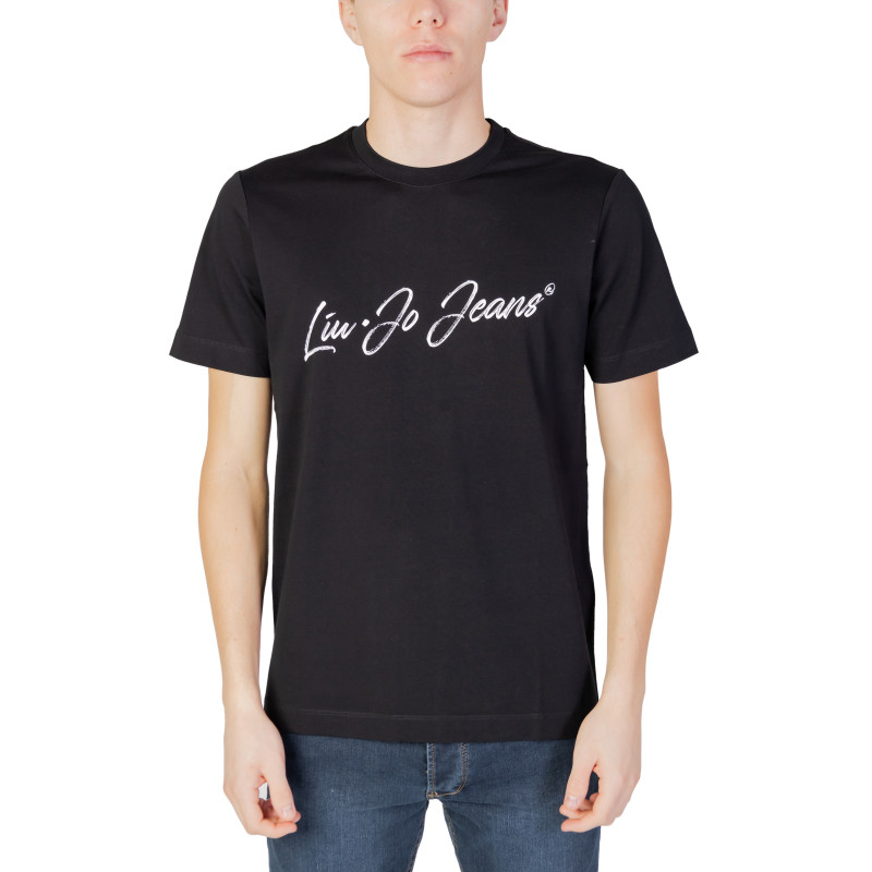 Liu Jo Marškinėliai M223P204SIGNJEANS Black