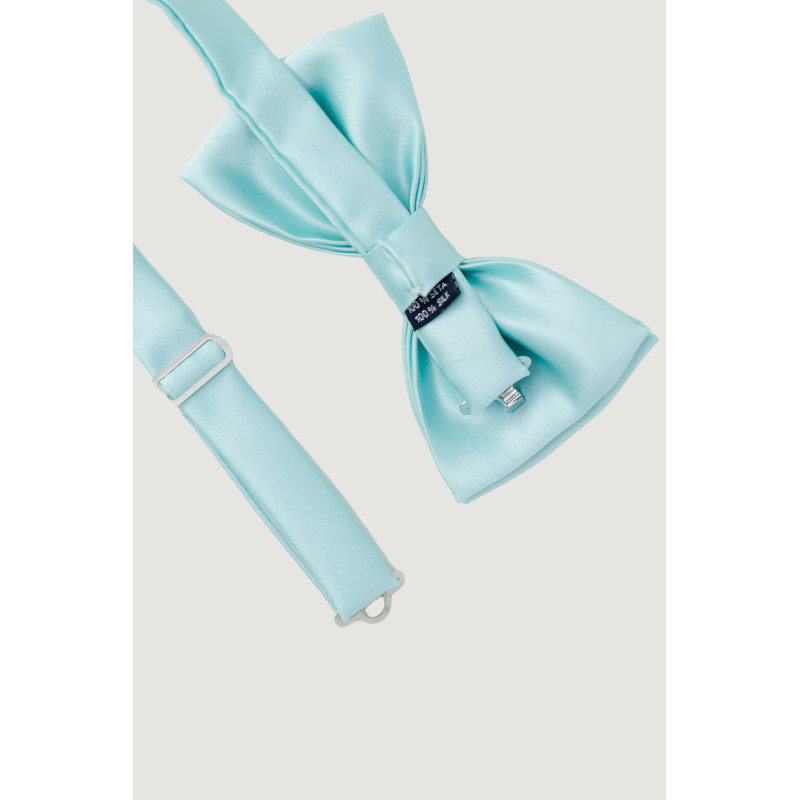 Punto Sella Cravatte Kaklaraištis Papillon Light Blue