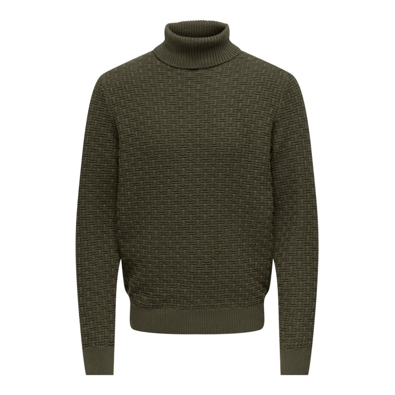 Only & Sons Megztinis 22023177 Brown