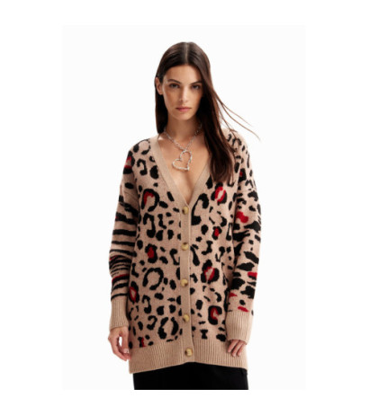 Desigual Megztinis 23WWJF44 Beige
