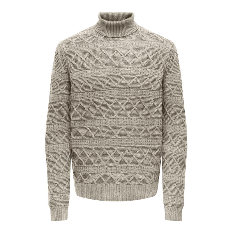 Only & Sons Megztinis 22027158 Beige