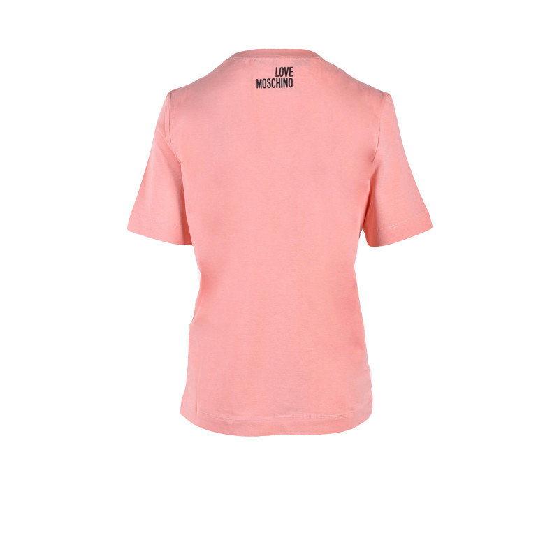 Love Moschino Marškinėliai LOVTSHDAAF1ST0709840 05 Pink